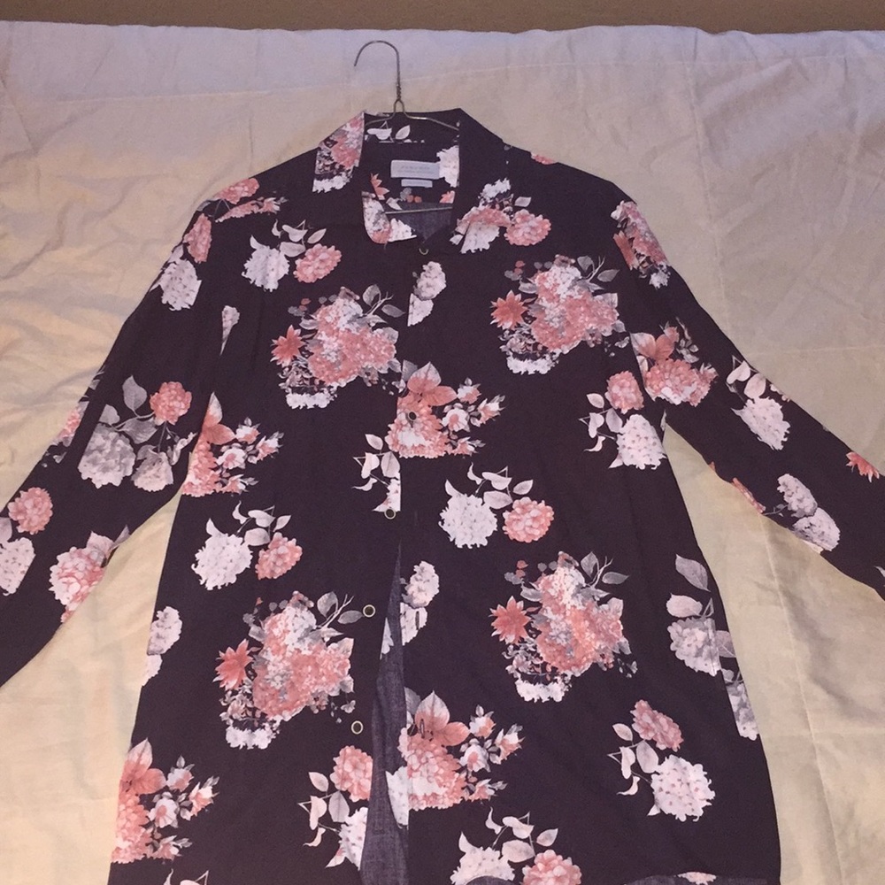 Men’s Floral Button Up